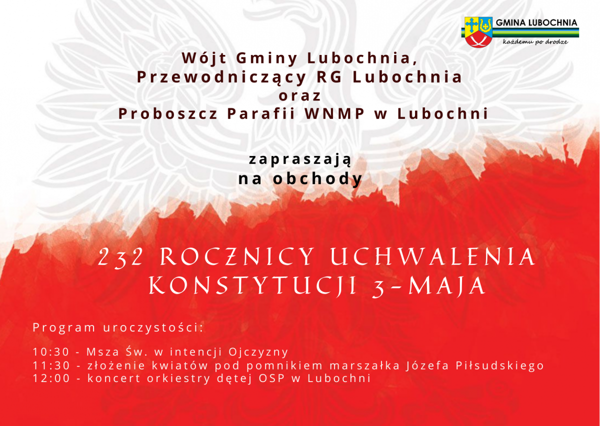3 maja zaproszenie